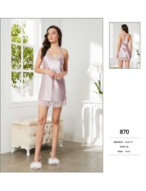   Pierre Cardin Rose Short Nightgown 870