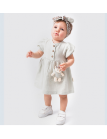 POPSHOPS GIRL 6-9-12-18 MONTHS LEOPARD BANDAN DRESS 873