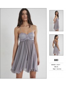 Pierre Cardin Grey Short Nightgown 880
