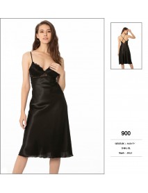Pierre Cardin Black Short Nightgown 900