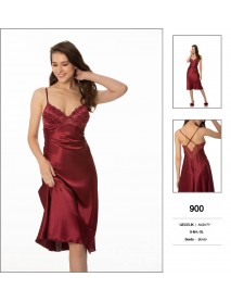 Pierre Cardin Burgundy Short Nightgown 900 