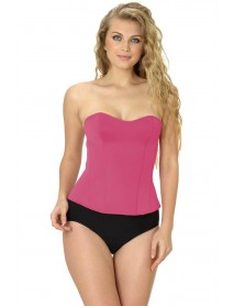 MI 9155 F Frilly Sweating Bustier Dried Rose
