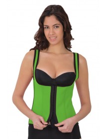 MI 9173 Open Chest Athlete Corset with Agraffiti Green
