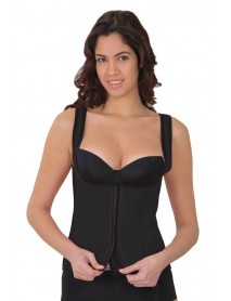 MI 9173 Open Chest Athlete Corset with Agraffiti Black