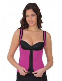 MI 9173 Open Chest Athlete Corset with Agraffiti Pink