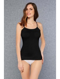 Doreanse Micro Modal Clasp Undershirt Black 9360