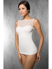Doreanse Modal Transparent Zero Sleeve Undershirt White 9375