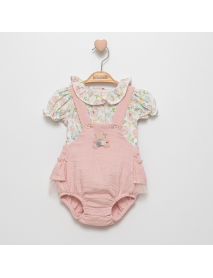 Bebezade Girl 3-6-9-12 Months Floral Ruffled Set 990BZ