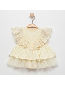 Bebezade Girl 3-6-9-12 Month Tulle Brodeli Dress 992BZ 