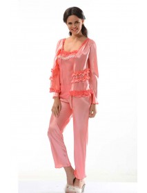 Sistina Satin Dowry Pajamas Set 1413 