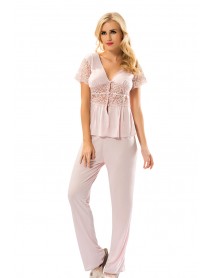 Sistina Combed Cotton Powder Pajamas Set 1555 
