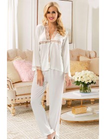 Sistina Combed Ecru Pajamas Set 1557 