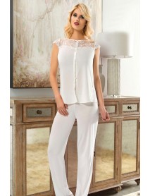 Sistina Combed Ecru Pajamas Set 1561 