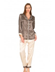 Sistina Satin Color Dowry Pajamas Set 1624 