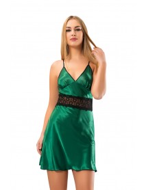 Sistina Satin Green Nightgown 343 