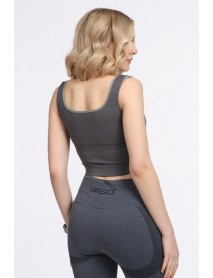 999-ZZ0129 Miorre Thick Strap Ribbed Sports Bra Antrasit