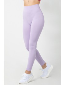 002-000807 DoReMi Seamless Knitted High Waist Tights Lilac