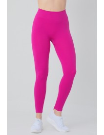 002-000807 DoReMi Seamless Knitted High Waist Tights Fuchsia