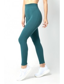 002-000807 DoReMi Seamless Knitted High Waist Tights Petrol Green