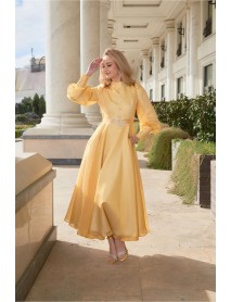Sahara Ahenk Evening Dress Yellow