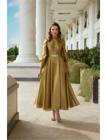 Sahara Ahenk Evening Dress Green