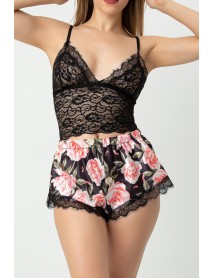 Phevos Lace Low-cut Shorts Set 012-002273