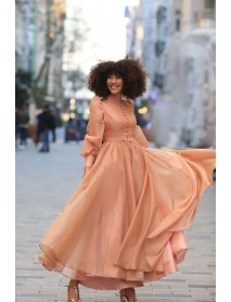 Sahara Angel Evening Dress Copper