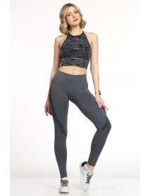 Miorre High Waist Mesh Detailed Women's Sports Tights-001-016344