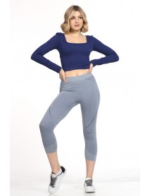 Seamless Body-hugging Sports Short Tights 001-001279