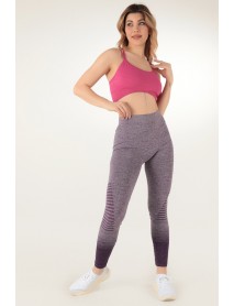 Miorre Women's Seamless Sports Tights Purple 999-ZZ0108
