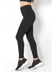 002-000807 DoReMi Seamless Knitted High Waist Tights Black