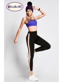002-000866  DoReMi Active Sportive Thick Striped Tights