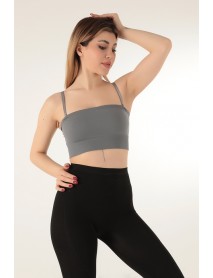 002-000113 DoReMi Seamless Sports Bra Gray