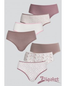  DoReMi Daily Fit 7-Piece Daily Comfortable Fit Women's Slip Panties 002-000826