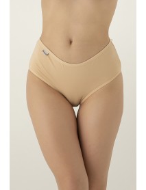 DoReMi High Waist 100% Natural Cotton Lycra Comfortable Fit Women's Bato Panties Skin 002-001201