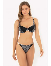 DoReMi Violet Push-Up Filled Lace Detailed Bra Set 002-000563