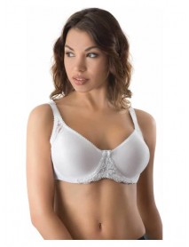 Emay 164 C Underwire Lace Bra White