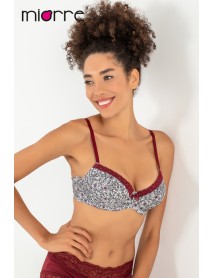 Miorre Vintage Unfilled Floral Patterned Bra 148-007165