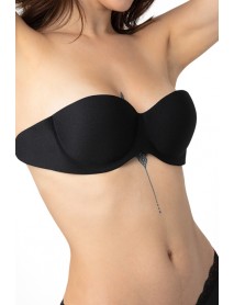 Miorre Low-cut Strapless Bra with Back and Chest Cup Adhesive 148-000556