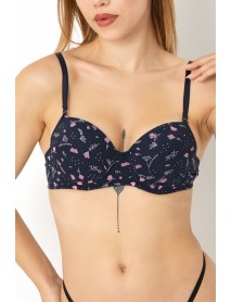 DoReMi Patterned Push Up Bra 002-001502