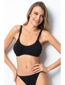 DoReMi 100% Natural Cotton Comfort Bra Black 002-000476