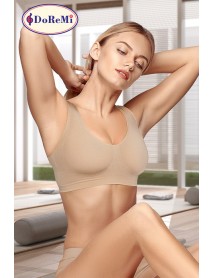  DoReMi Compression Pick-up Seamless Corset Bustier 002-000317 Skin Color