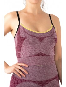 Gigotto Seamless Lace Detailed Sports Bustier 001-001213 Purple