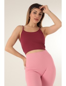Gigotto Seamless Wick Pick-up Bustier 001-001215 Burgundy
