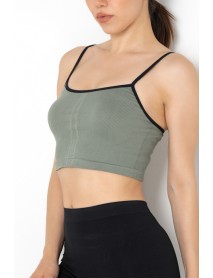 Gigotto Seamless Lace Detailed Rip Bustier 001-001209