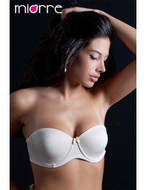 Miorre Unfilled Hollow Strapless Bra 148-006020 White