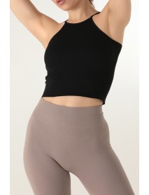 DoReMi Seamless Knitted Halter Neck Bustier 002-000143