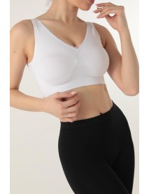 DoReMi Seamless Pick-up Bustier  White 999-ZZ0136