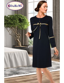 Doremi Long Sleeve Combed Nightgown 002-000334