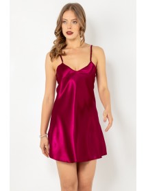 DoReMi Short Satin Nightgown With Thin Straps 002-000917